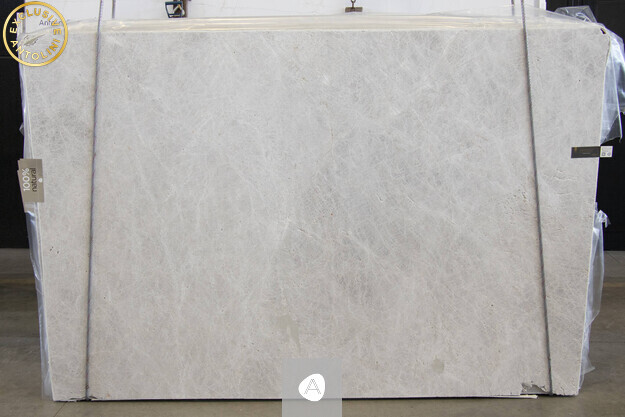 Antolini Taj Mahal Classic quartzite slab with Riven textured finish from the Antolini Textures+ program
